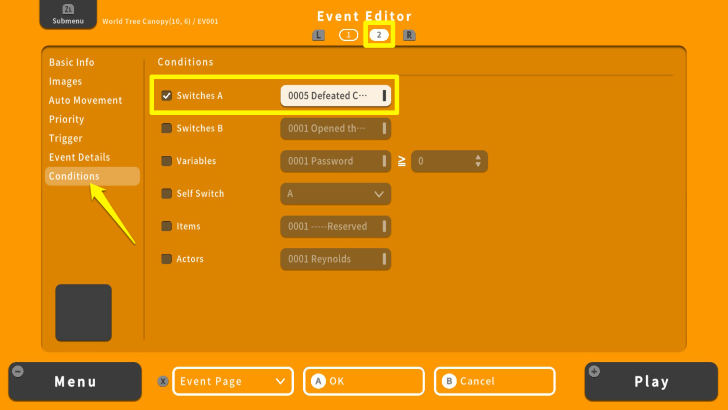 RPG MAKER WITH Second Page