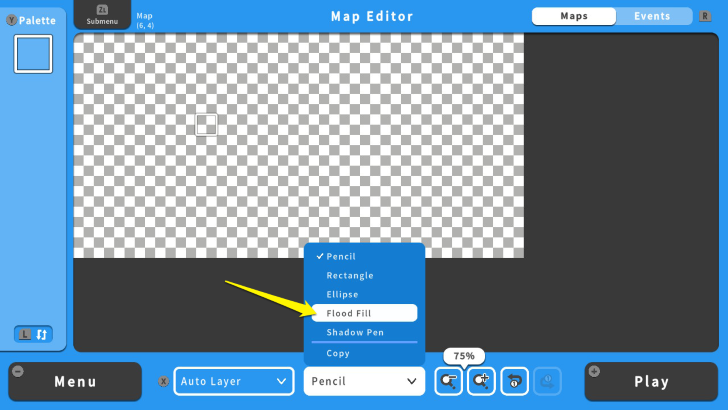 RPG MAKER WITH Flood Fill