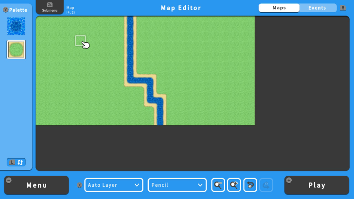 RPG MAKER WITH Separate Map