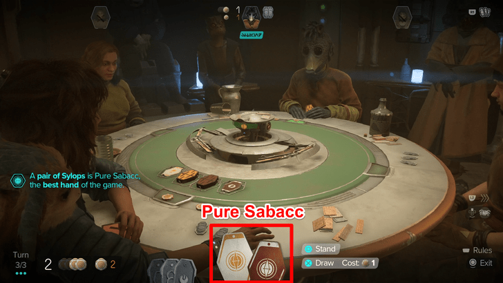 Kessel Sabacc - Sylop Cards are Powerful to Have