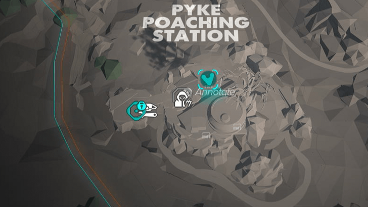 Star Wars Outlaws Pyke Poaching Station Treasure 1 Map Location