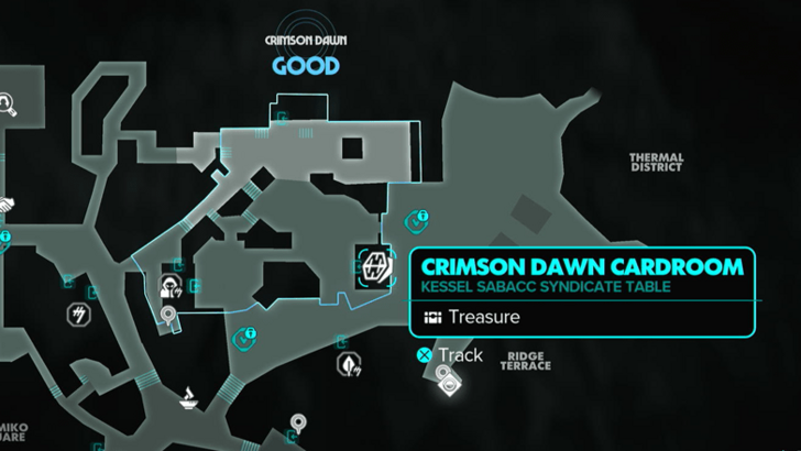 Star Wars Outlaws - Crimson Dawn Cardroom