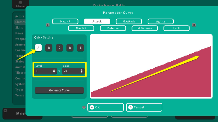RPG MAKER WITH A Curve
