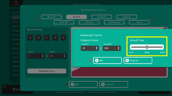 RPG MAKER WITH Growth Type