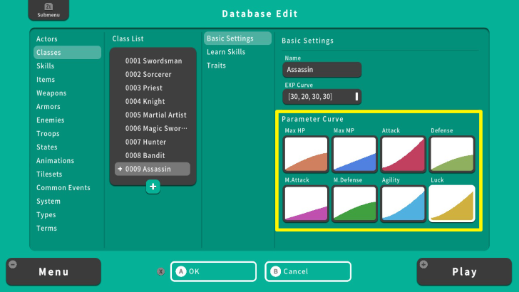 RPG MAKER WITH Stats