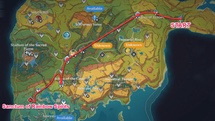 Genshin Impact - Sanctum of Rainbow Spirits