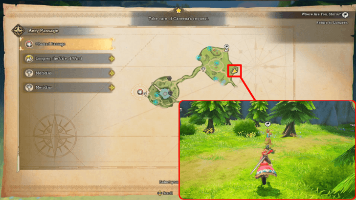 Where Are You Shiriu Map World