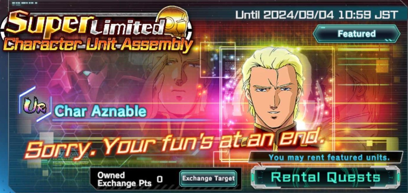 Mobile Suit Gundam UC Engage- Super Limited Character Unit Assembly