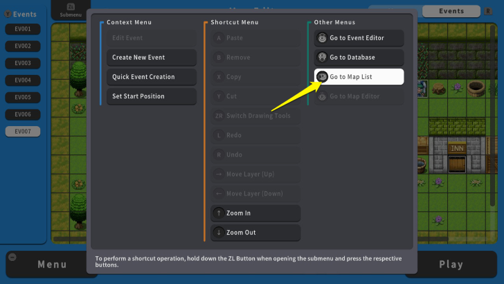 RPG MAKER WITH Map List