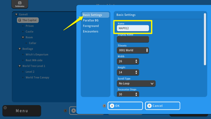 RPG MAKER WITH Edit Name