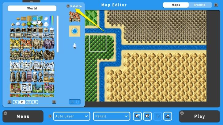 RPG MAKER WITH Open Palette