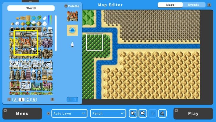 RPG MAKER WITH Highlight Tiles