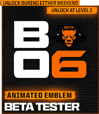 Beta Tester Open Beta Reward