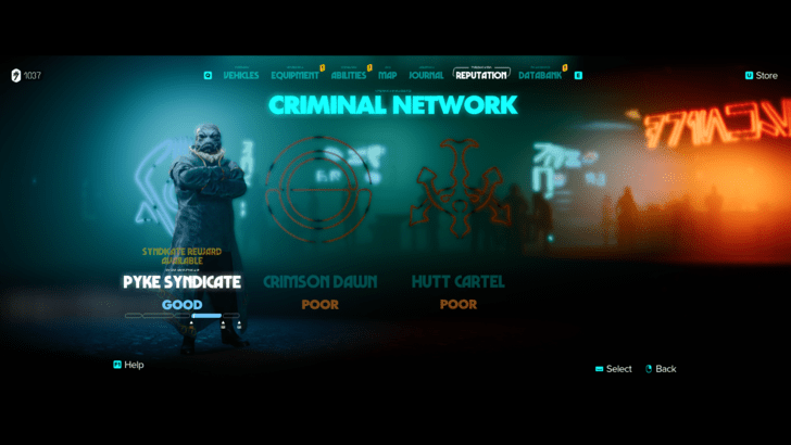 Reputation in Star Wars Outlaws