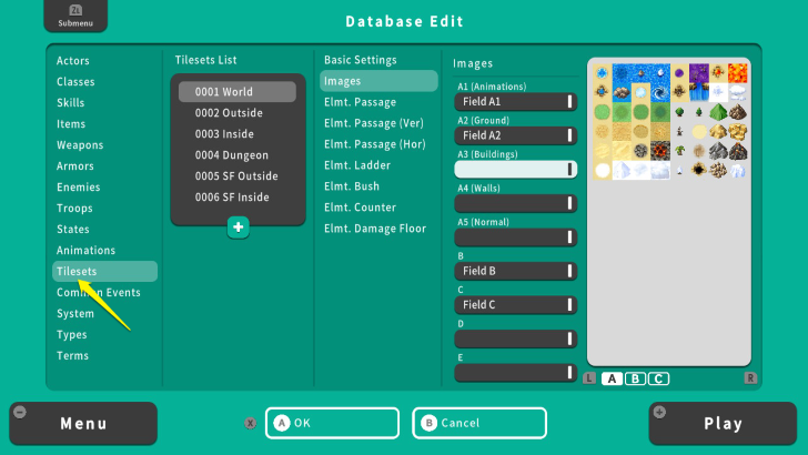 RPG MAKER WITH Tilesets