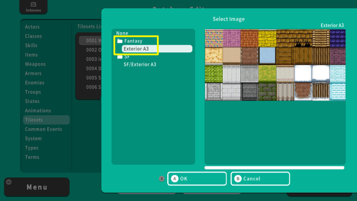 RPG MAKER WITH Select Image