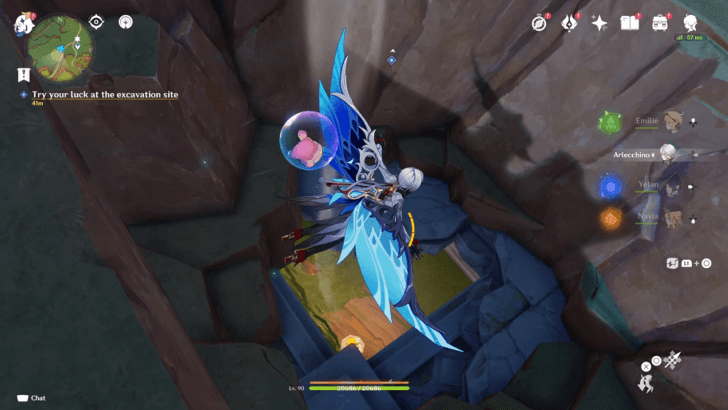 Try your luck at the excavation site