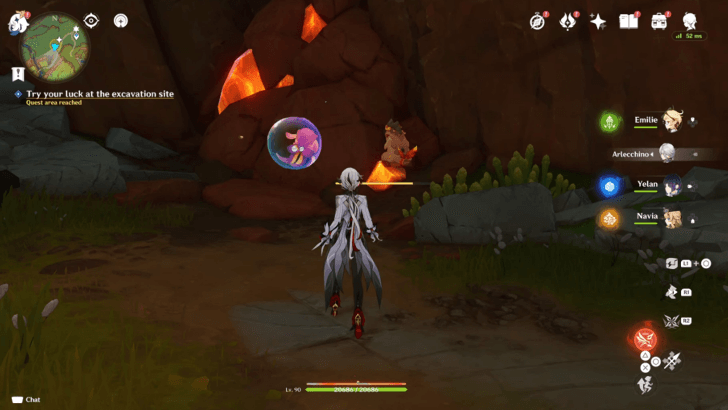 Destroying the pile of rocks