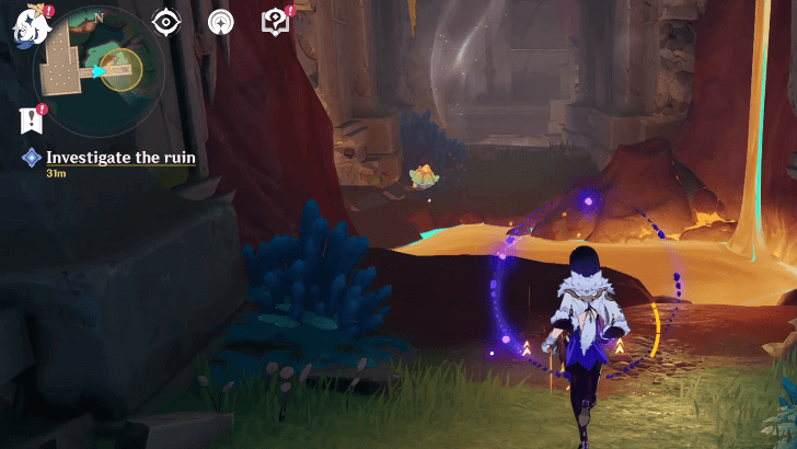 Genshin Impact Tracer No Tracing Walkthrough - Investigate the ruin