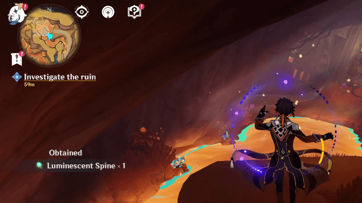 Genshin Impact Tracer No Tracing Walkthrough - Investigate the ruin