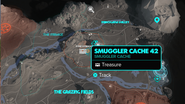 Star Wars Outlaws Smuggler Cache 42 Map