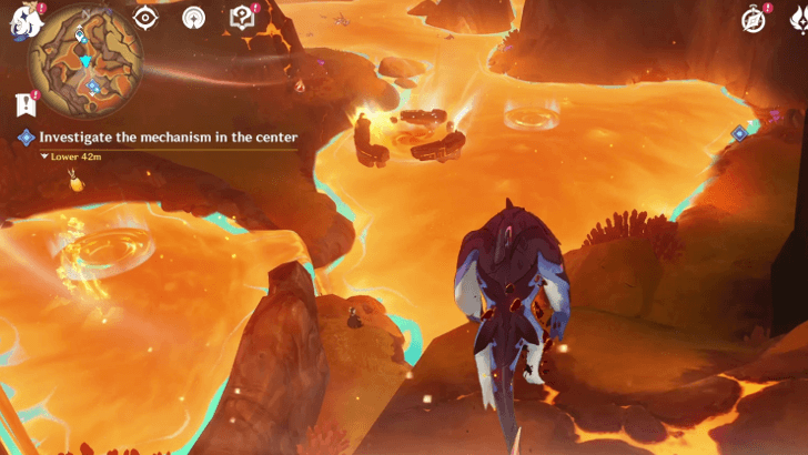 Tracer No Tracing - Investigate the mechanism in the center - Genshin Impact