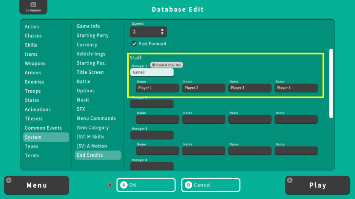 RPG MAKER WITH Staff