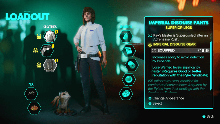 Star Wars Outlaws - Imperial Disguise Gear