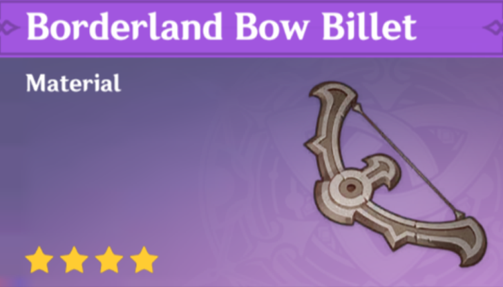 Genshin Impact - How to Get Borderland Bow Billet and Effects