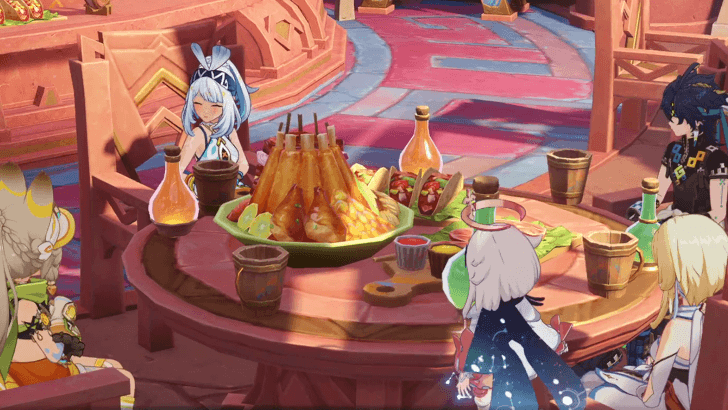 Genshin Impact Natlan! A New Adventure Walkthrough - Go to the Weary Inn for a meal