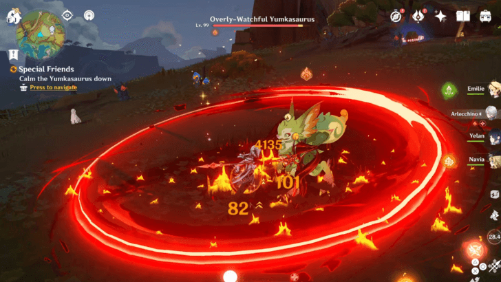 Calm the Yumkasaurus down