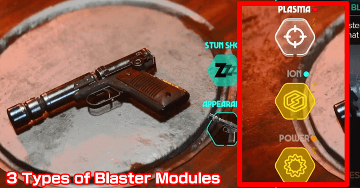 3 types of Blaster Modules