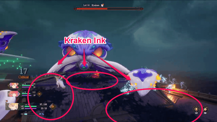 Visions of Mana - Kraken Boss Guide Kraken Ink