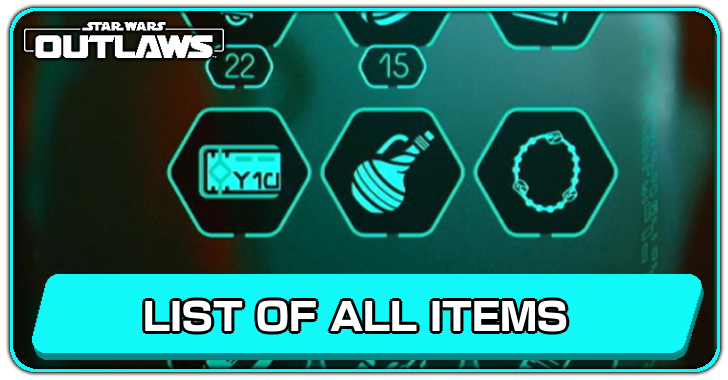 Star Wars Outlaws List of All Items Banner