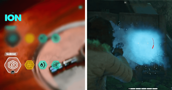 Select the Surge Configuration for the Ion Blaster