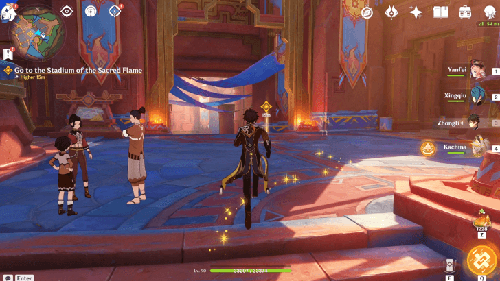 Genshin Impact A Decision Walkthrough - Go to the Stadium of the Sacred Flame