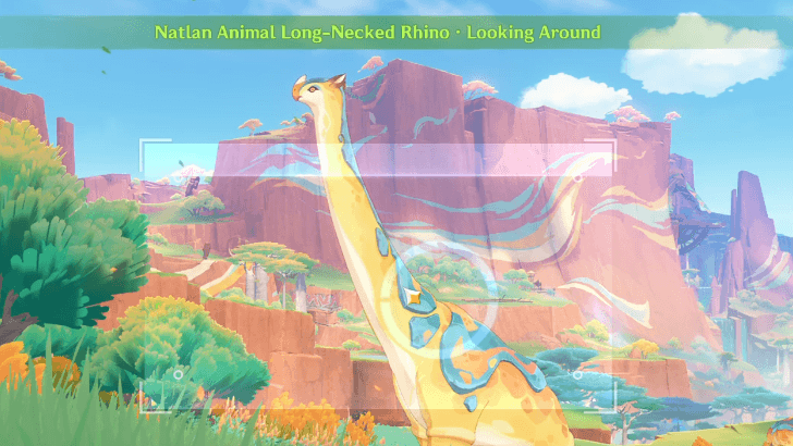 Long-Necked Rhino - Looking Around