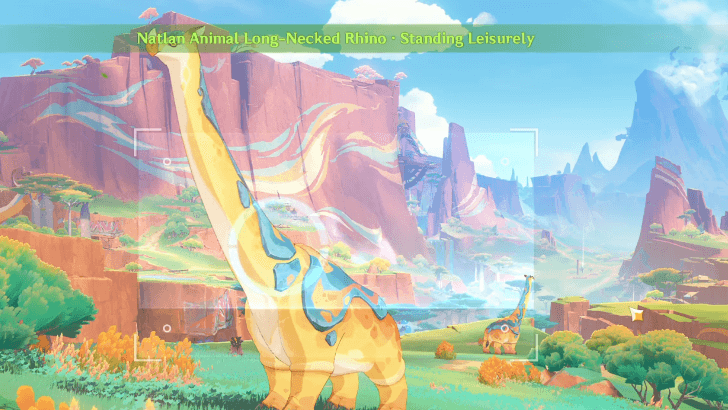 Long-Necked Rhino - Standing Leisurely