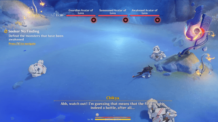 Genshin Impact Seeker No Finding Walkthrough - Defeat the monsters that have awakened