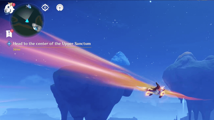 Genshin Impact Seeker No Finding Walkthrough - Head to the center of the Upper Sanctum.png