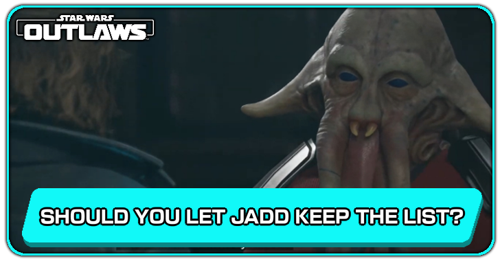 Should You Let Jadd Keep the List?