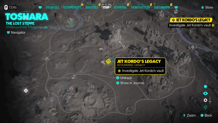 Star Wars Outlaws - Scoundrel Belt Map Location