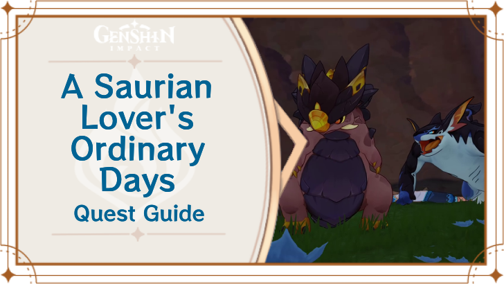 Genshin Impact - A Saurian Lover
