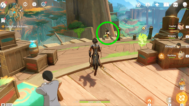 Genshin Impact To Reclaim an Ancient Name Walkthrough - Look for Vichama