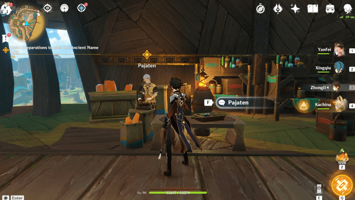 Genshin Impact To Reclaim an Ancient Name Walkthrough - Make preparations to seek the Ancient Name 2