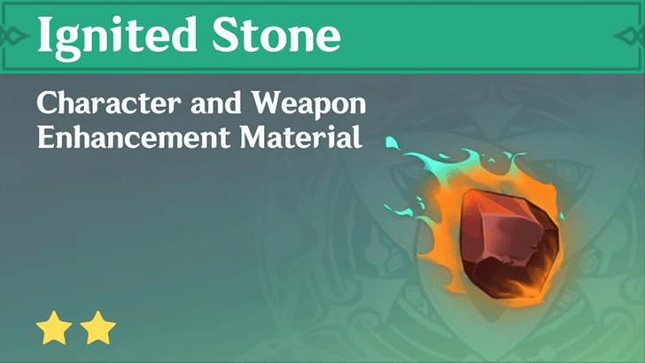 Genshin Impact - How to Get Ignited Stone and Effects