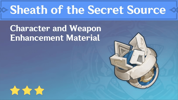 Genshin Impact - How to Get Sheath of the Secret Source and Effects