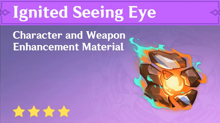 Genshin Impact - How to Get Ignited Seeing Eye and Effects