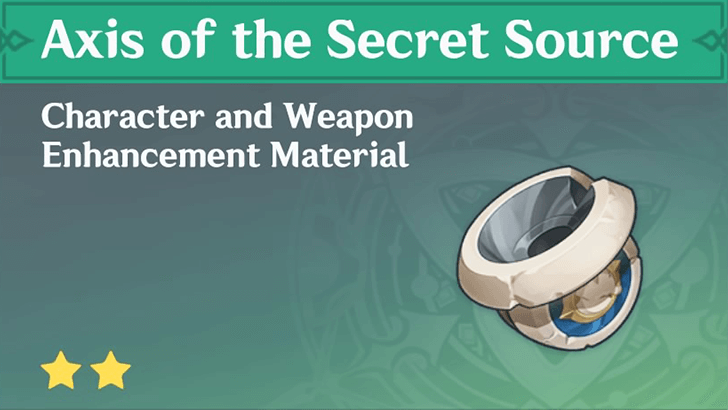 Genshin Impact - How to Get Axis of the Secret Source and Effects