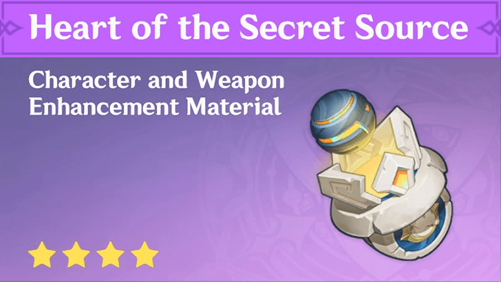 Genshin Impact - How to Get Heart of the Secret Source and Effects